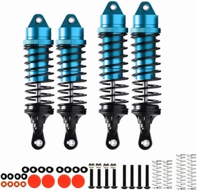 Rc Shock Absorber For Arrma For Vorteks For Blx 4WD 3S Ara4305V3 Ara330722 Ara330723 1/10 Front & Rear Shock Absorber DamperAluminum Rc Car Parts Replacement(Sky Blue)