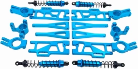 Rc Shock Absorber For WLtoys 104009 104019 104018 104016 1/10 Aluminum Alloy Boom Rod Shock Absorber For Swing Arm Set RC Car Parts And Accessories Replacement