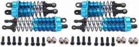 Rc Shock Absorber For Wltoys 12428 12423 1/12 8pcs Metal Oil Filled Front&Rear Shock Absorber Blue RC Car Crawler Parts And Accessories Upgrade Replacement
