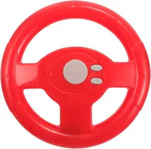 Red Rocking Car Toy for Toddlers, Fun Bumper Design, Musical, Safe Plastic, 8.85x8.85x4.33 Inches, Ideal for Playtime and Exercise