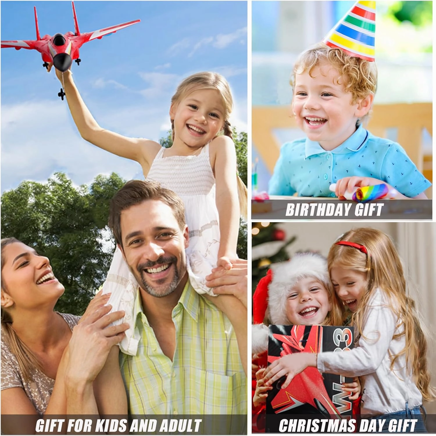 Remote Control Airplane for Kids, 2 Channels Foam RC Planes Wireless Toy,Hobby RC Glider Aircraft for Beginners Boys Girls Adult Yellow