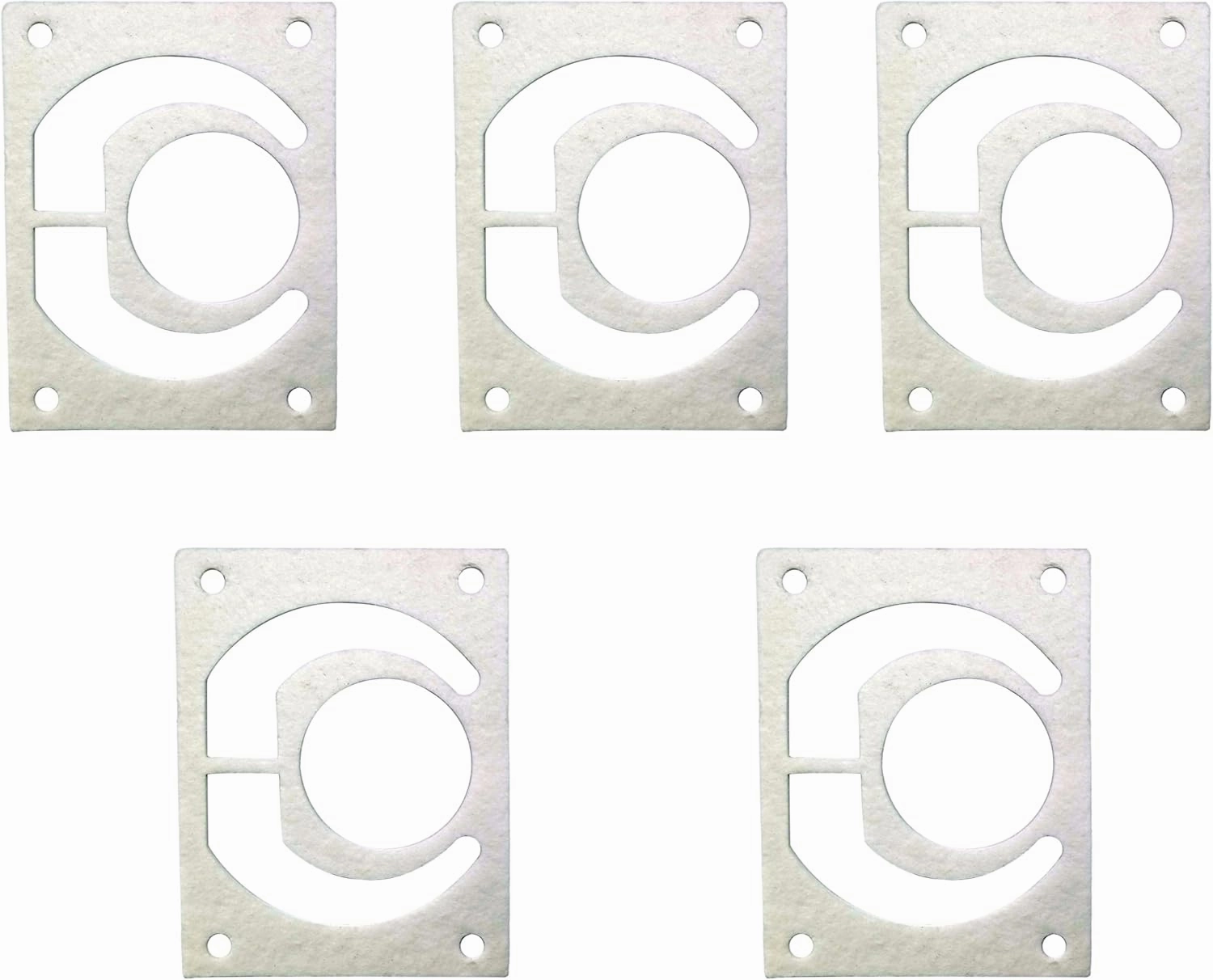 Replaces Harman Ceramic Fiber Insert Plate Gasket, Superwool Overfire Air Burnpot Gasket, 5 Pack