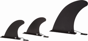Retrospec Replacement Fins for Inflatable Stand up Paddle Board (Set of 3), Black