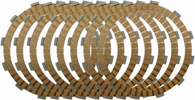 Road Passion Clutch Friction Plates 8 pcs for Harley Electra Glide/Fatboy/Night Train/Rocker/Road Glide/Road King