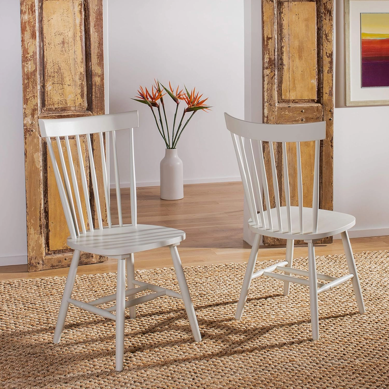 SAFAVIEH Parker Parkse Side Chair, 0, Off White