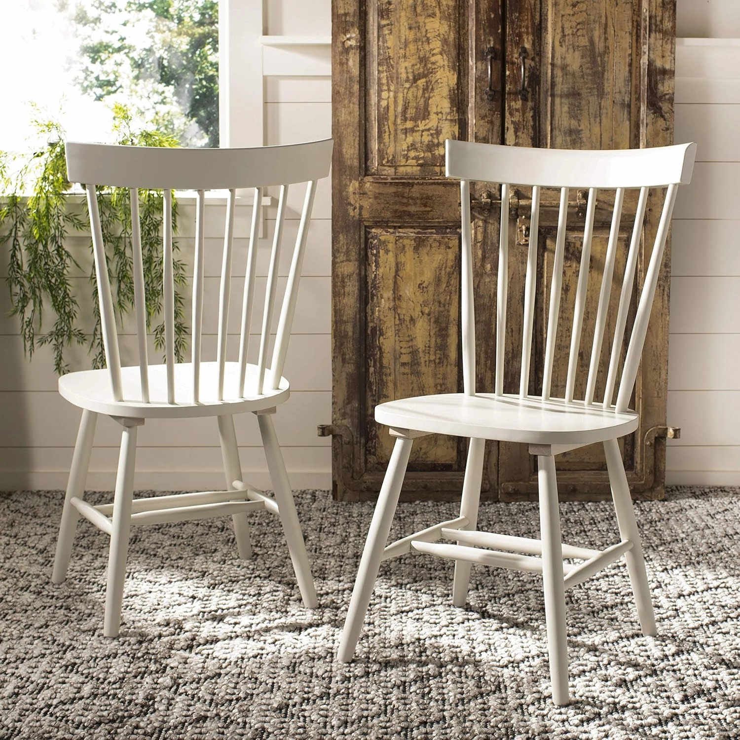 SAFAVIEH Parker Parkse Side Chair, 0, Off White
