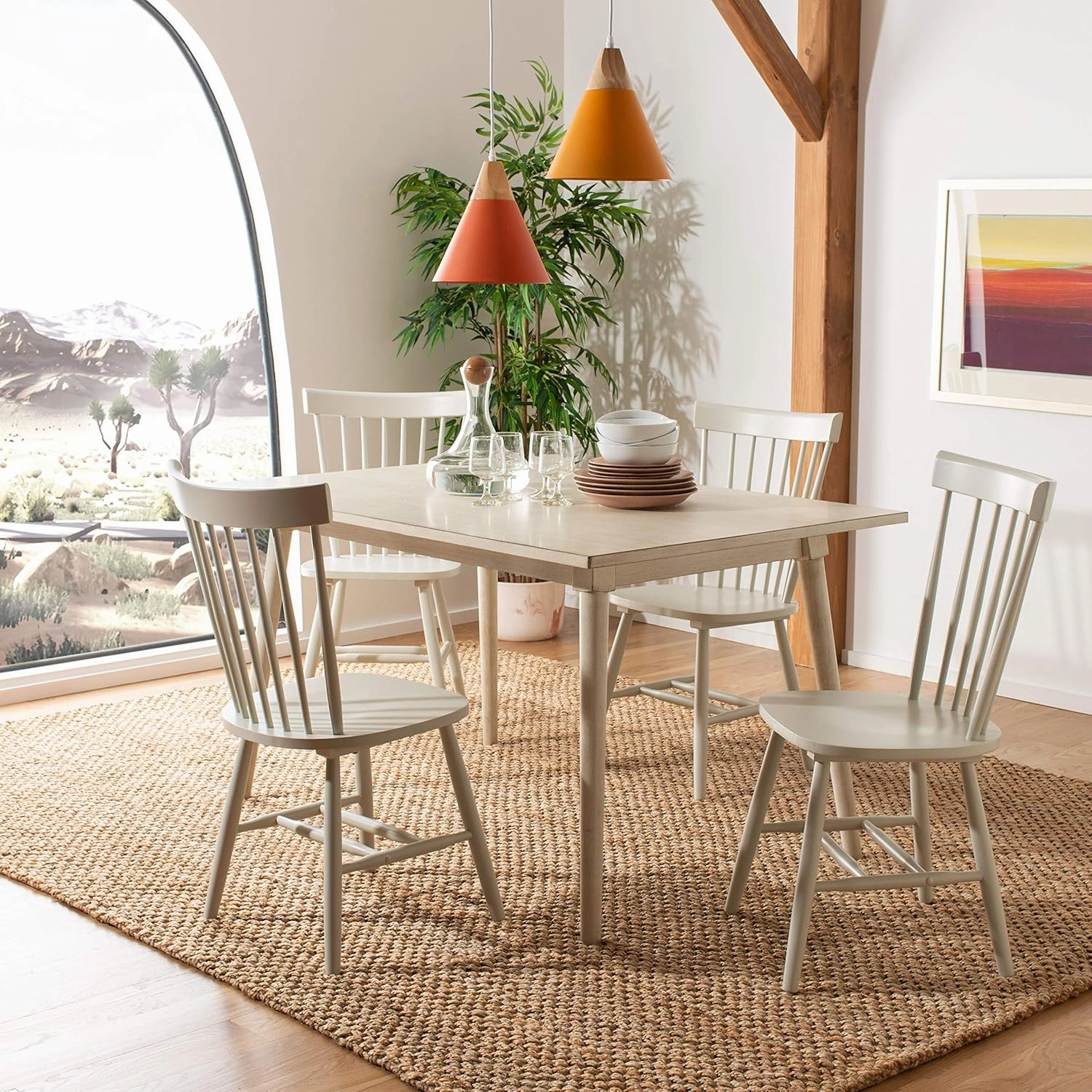 SAFAVIEH Parker Parkse Side Chair, 0, Off White