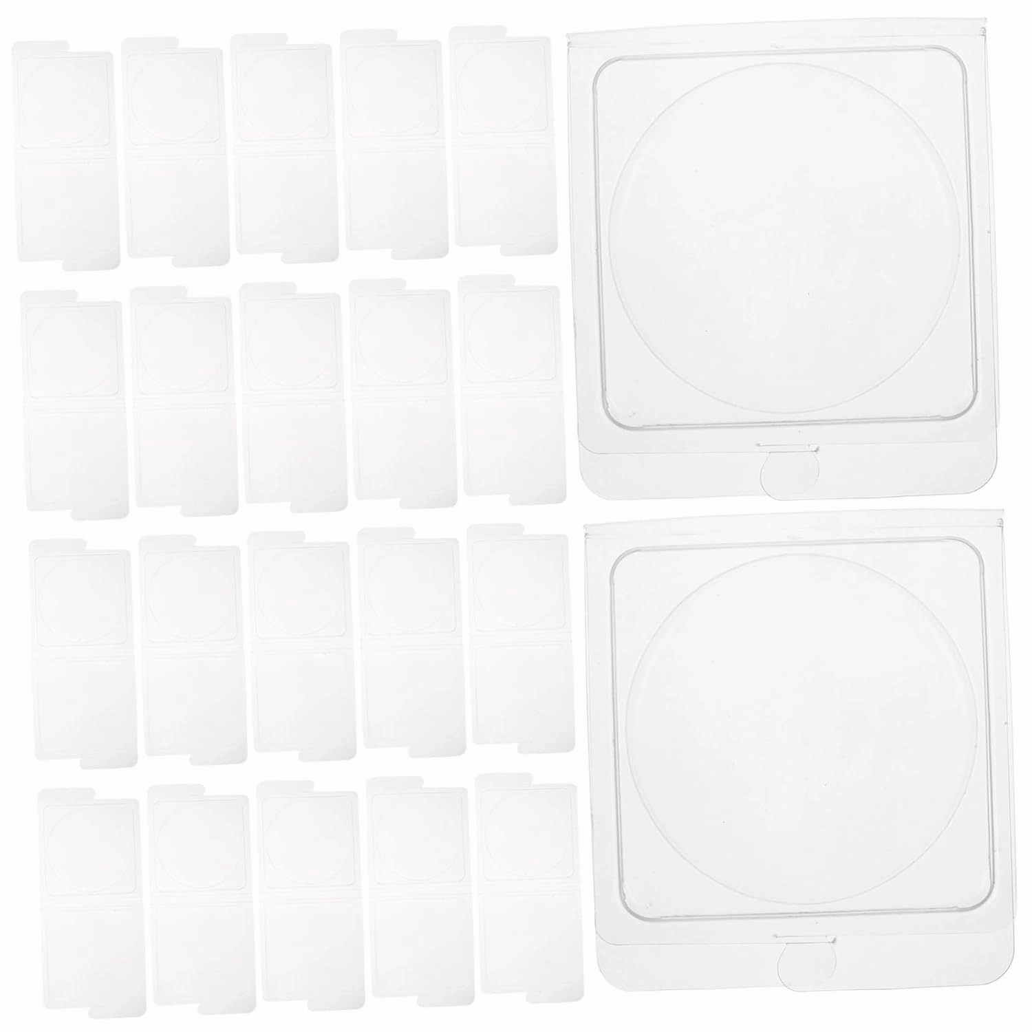 SAFIGLE Blush Highlighter Palette Set 40pcs Plastic Eyeshadow Plates for Diy Makeup