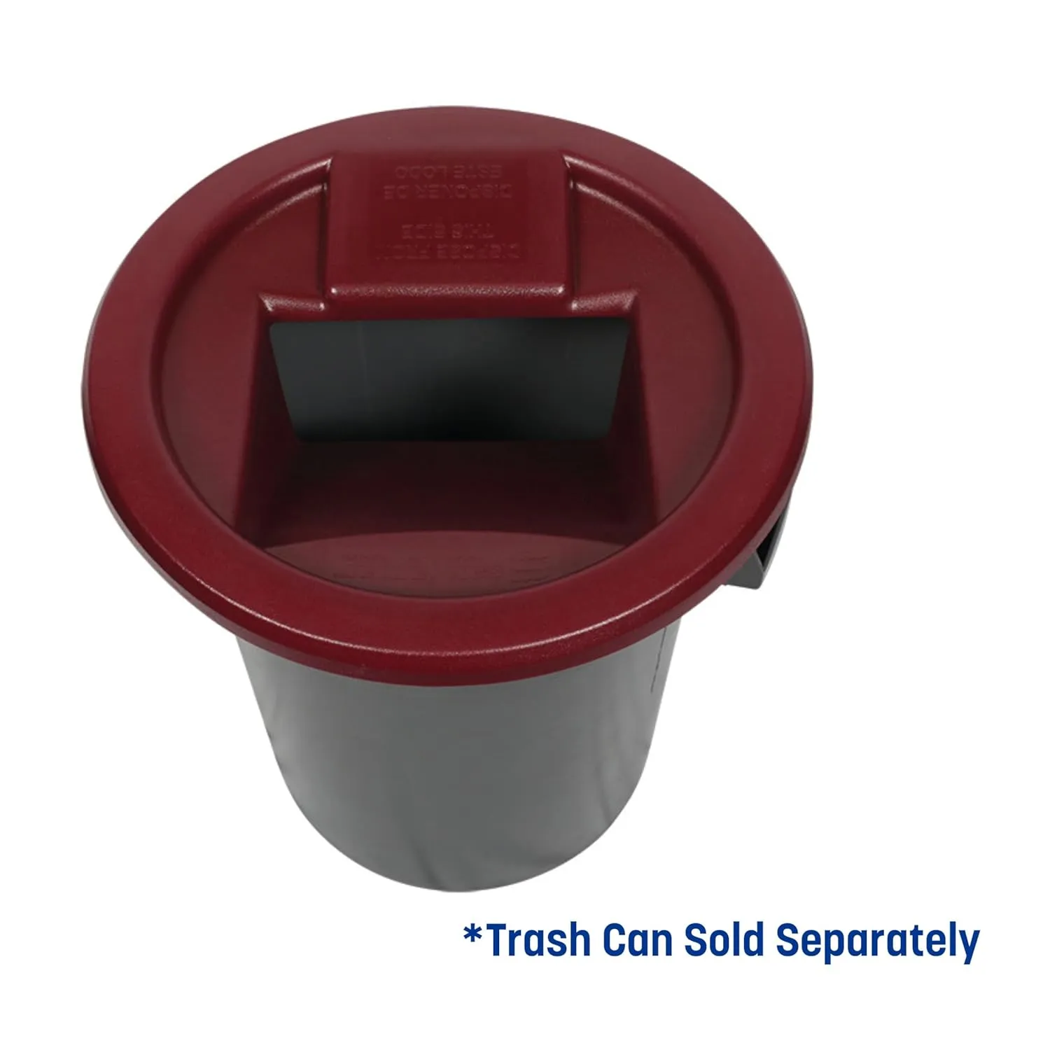 San Jamar KA3244 Katchall Rugged Round Retriever for 32 and 44 Gallon Waste Cans, Red