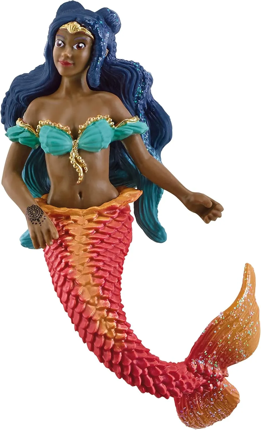 Schleich bayala, Mermaid Toys for Girls and Boys, Mermaid Isabelle Figurine with Toy Dolphin, Ages 5 