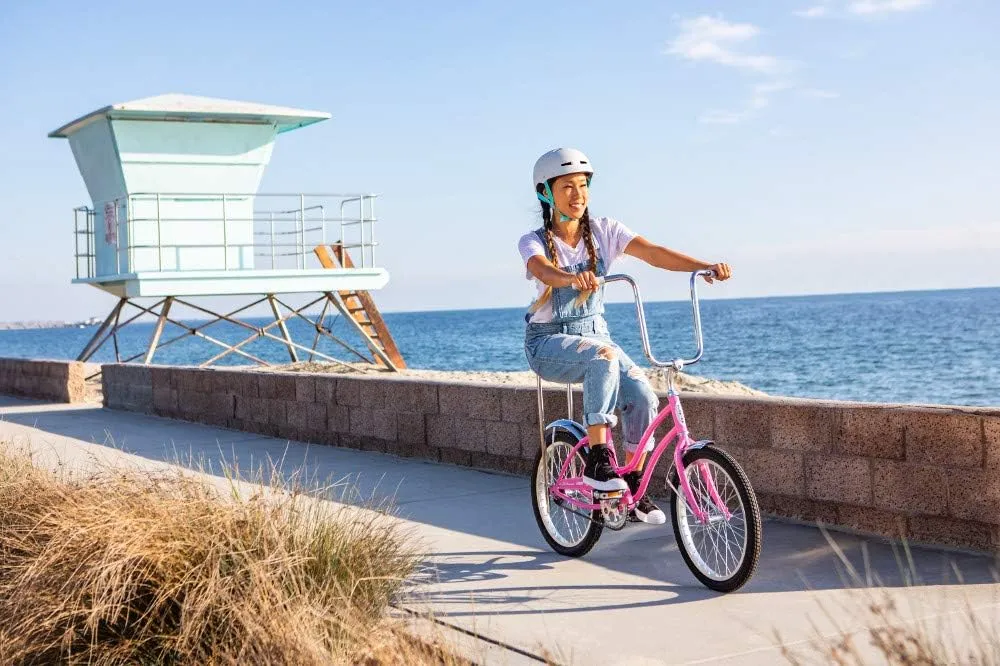 Schwinn Classic Sting-Ray and Fair Lady Beach Cruiser Bike, for Boys and Girls, 20-Inch Wheels, Single-Speed, High Rise Ape Handlebars, Coaster Brakes