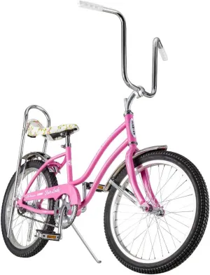 Schwinn Classic Sting-Ray and Fair Lady Beach Cruiser Bike, for Boys and Girls, 20-Inch Wheels, Single-Speed, High Rise Ape Handlebars, Coaster Brakes
