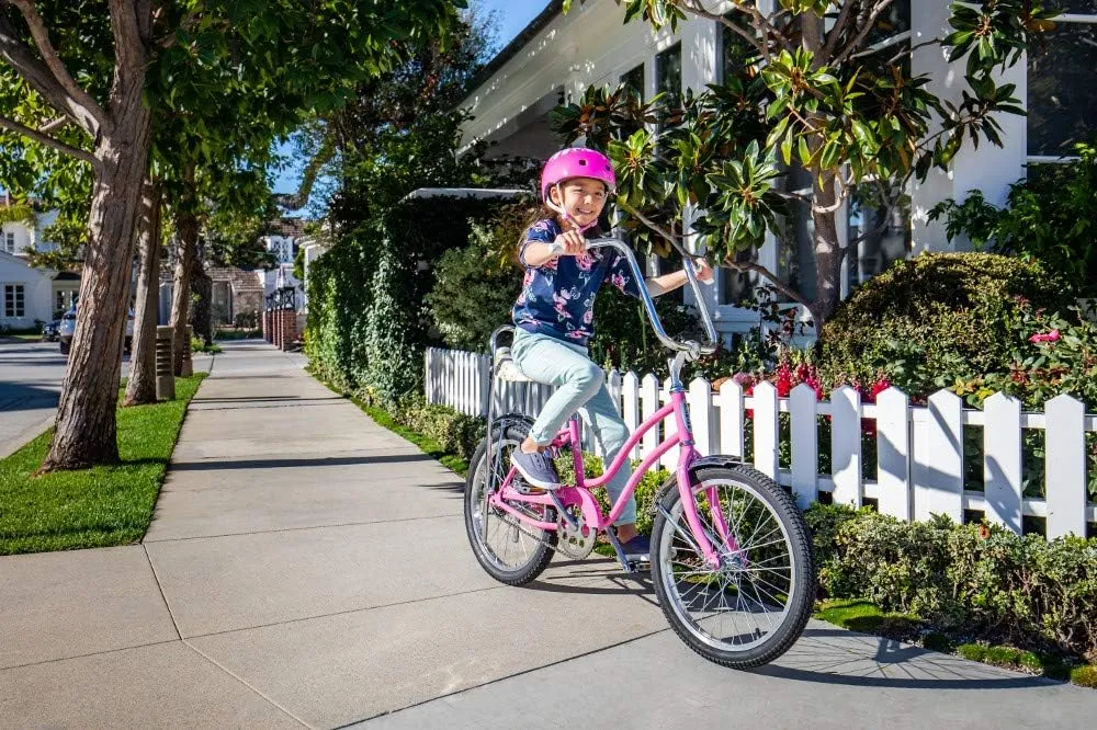 Schwinn Classic Sting-Ray and Fair Lady Beach Cruiser Bike, for Boys and Girls, 20-Inch Wheels, Single-Speed, High Rise Ape Handlebars, Coaster Brakes