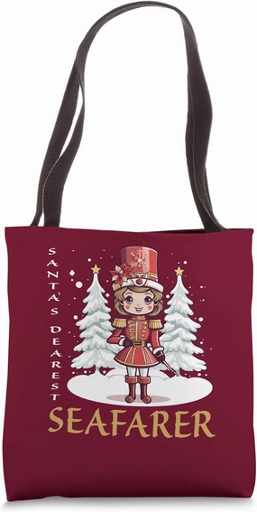 Seafarer Christmas Classic Female Nutcracker Tote Bag