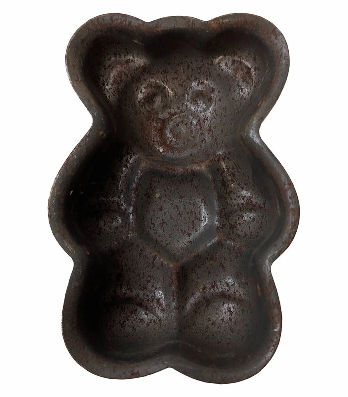 Set of 4 Vintage Teddy Bear Patisserie Bakeware Moulds