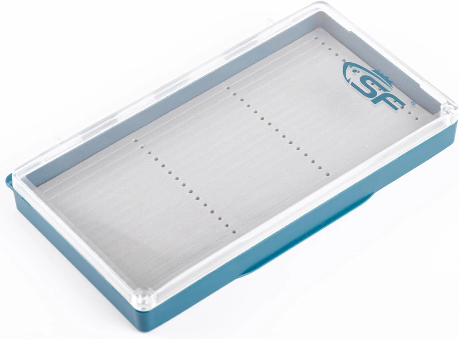 SF 2pcs Fly Fishing Box Magnetic Closure Streamer Foam Polycarbonate Material Clear Lid Trout Flies Fly Box For Nymphs Fly Box Liner