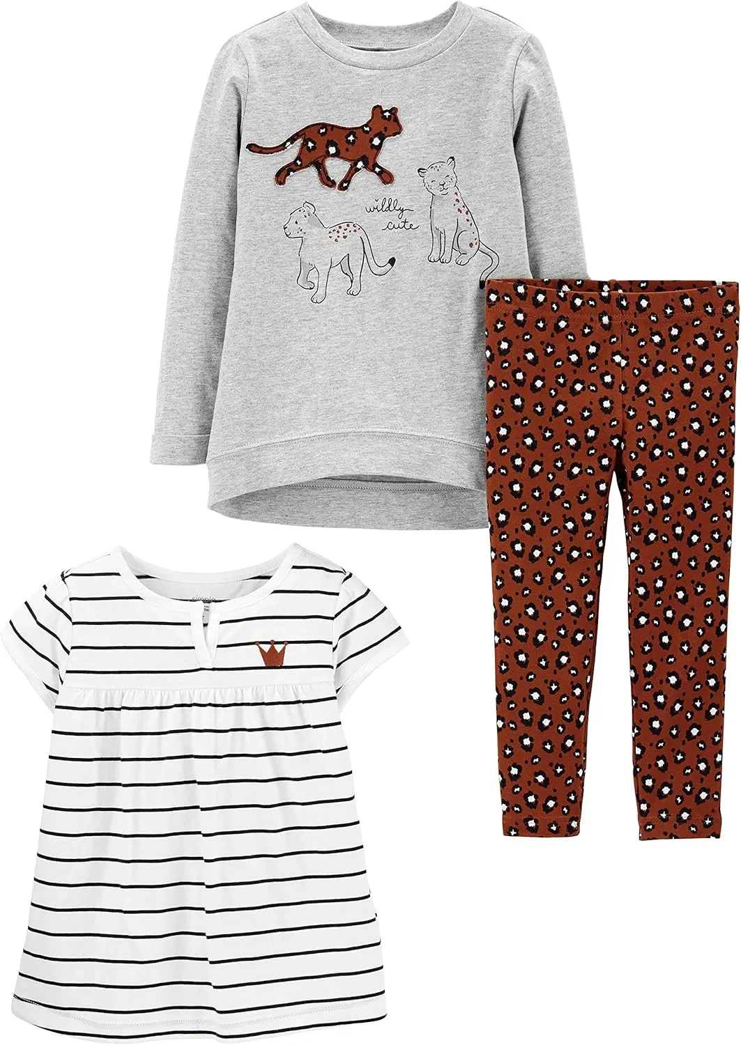 Simple Joys by Carter's baby-girls 3-piece Playwear Set