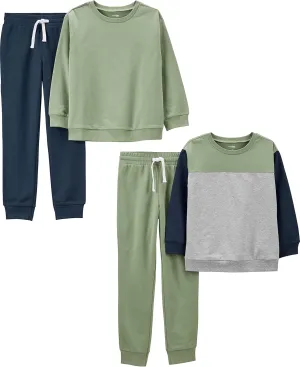 Simple Joys by Carter's boys 4-piece Sweatshirt Set