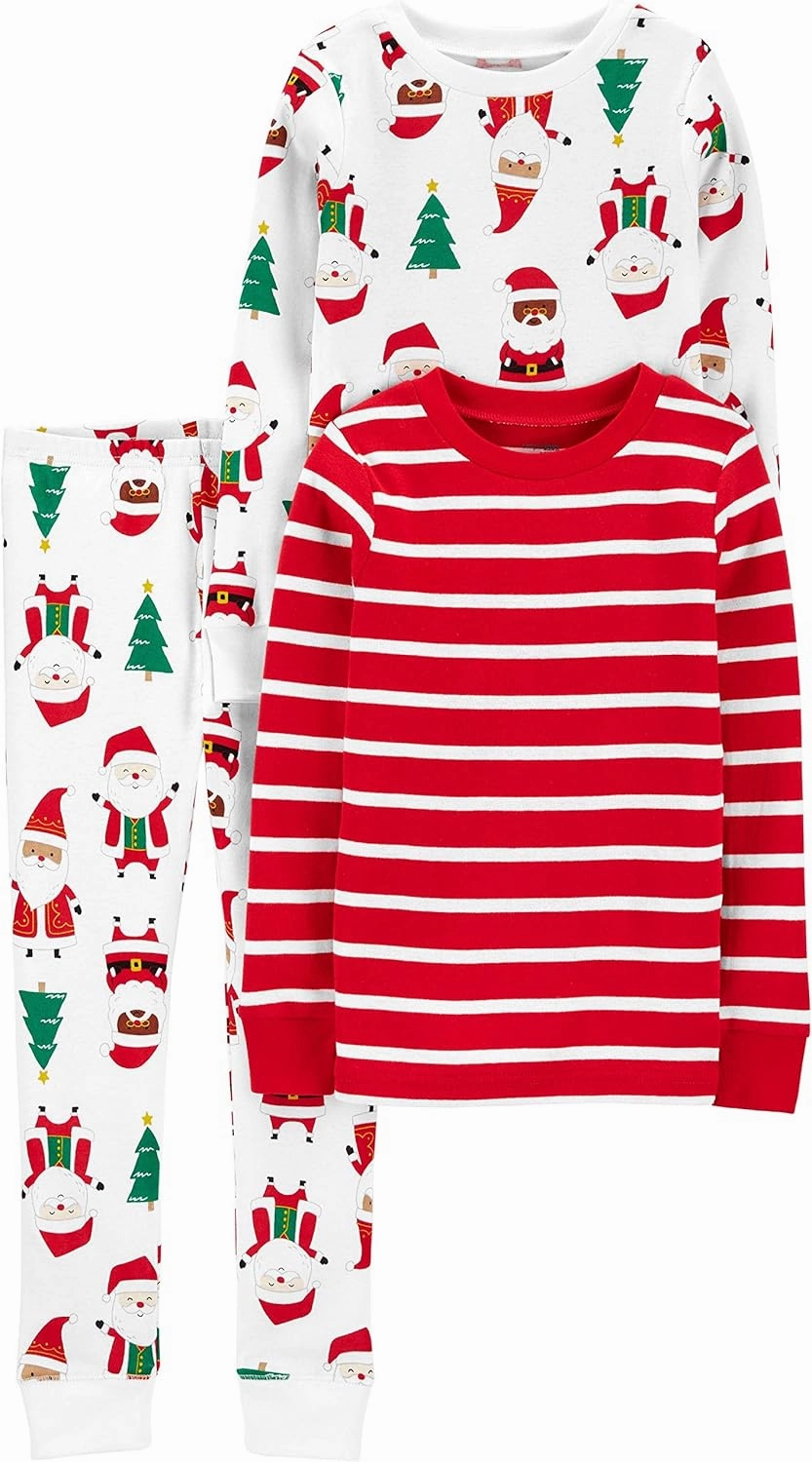 Simple Joys by Carter's Baby 3-Piece Snug-fit Cotton Holiday Pajama Set