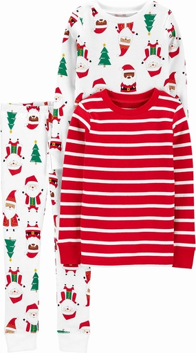 Simple Joys by Carter's Baby 3-Piece Snug-fit Cotton Holiday Pajama Set
