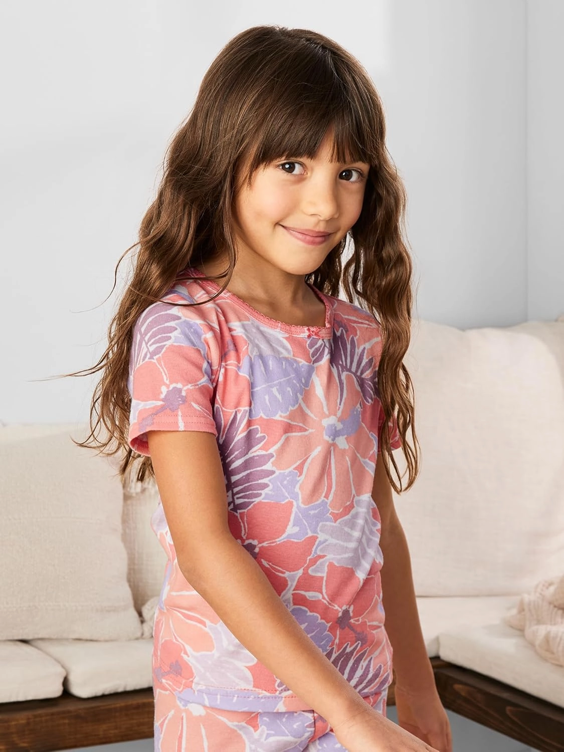 Simple Joys by Carter's Girls' 6-Piece Snug Fit Cotton Pajama Set