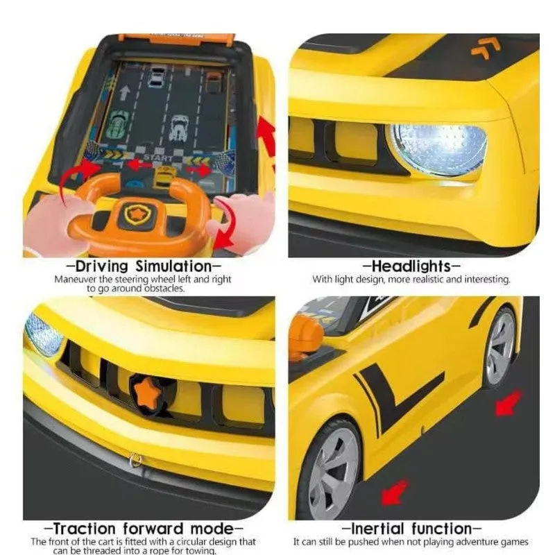 Simulated Driving Racing Car Game Musical Steering Wheel