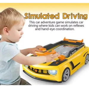 Simulated Driving Racing Car Game Musical Steering Wheel