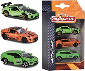 Smoby Majorette 212084020Q05 Premium Racing 3-Piece Set - Metal Model Cars - Set of 3 Racing Vehicles