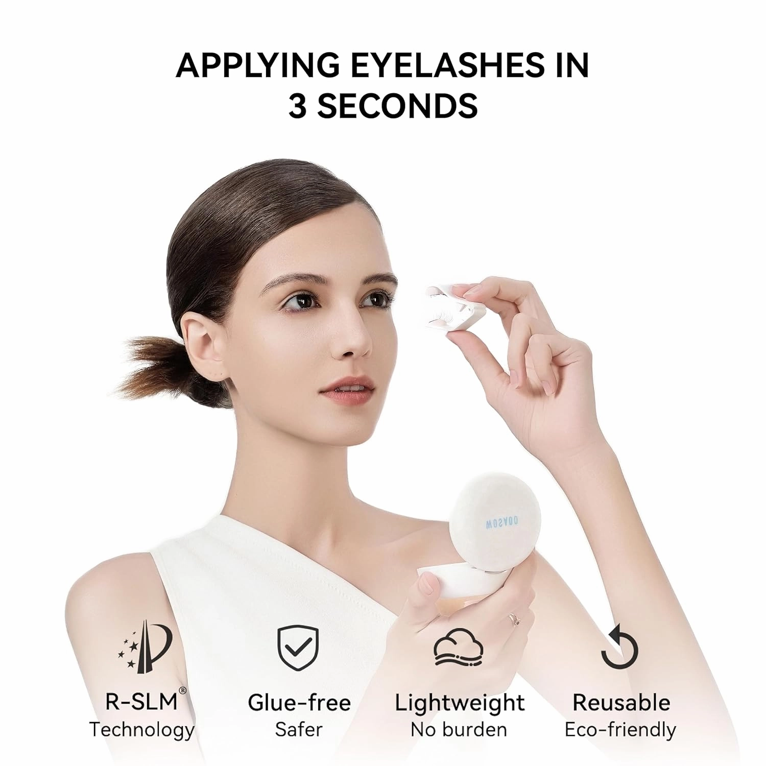 Soft Magnetic Lashes Kit, Destination Collection Magnetic Lashes (No.26 Savannah Breeze, 21.5mm)