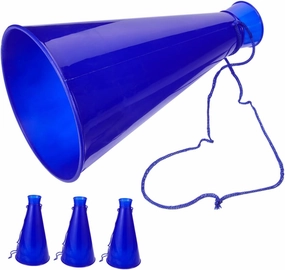 Sosoport 4pcs Cheering Horn Cheer Megaphone Sports Football Match Megaphone Sports Game Megaphone Sports Cheer Horn Megaphone Director Prop Kids Toys Plastic Microphone Child Portable