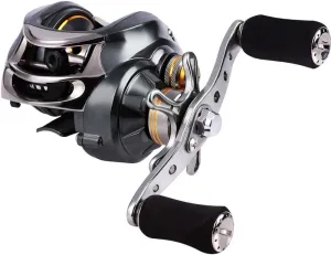 Sougayilang Baitcasting Fishing Reel, 11 1 Shielded Bearings, 18LB Carbon Fibre Drag, 7.0:1 Baitcsters,Magnetic Brake System Fishing Reel