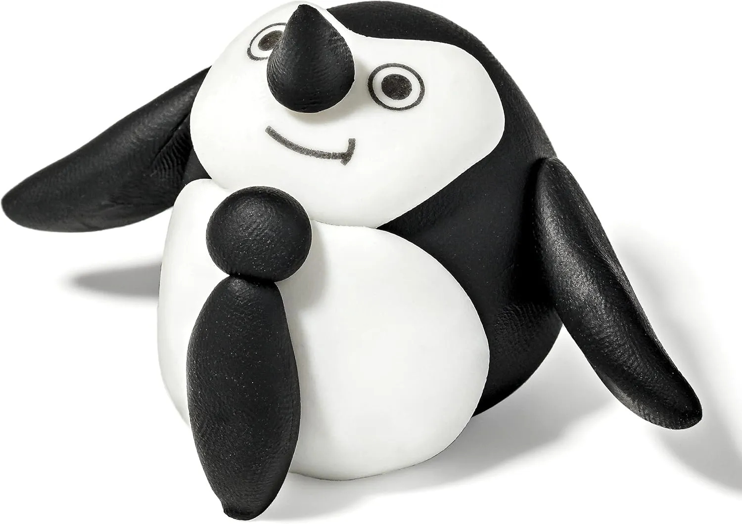 STAEDTLER 8035 18 FIMO Kids Modelling Clay Set - Funny Penguin (Pack of 2 FIMO Kids Blocks, Stickers & Modelling Tools)