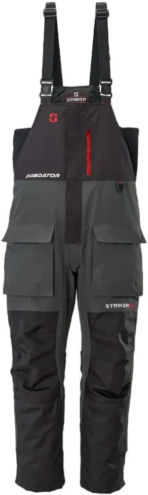 Striker Men's Predatordurable Windproof Water-resistant Ice Fishing Bib With Sureflote Flotation Technology