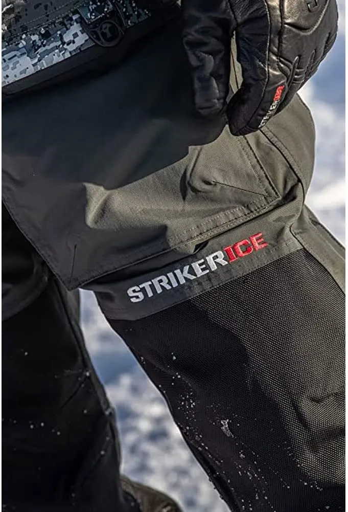 Striker Men's Predatordurable Windproof Water-resistant Ice Fishing Bib With Sureflote Flotation Technology