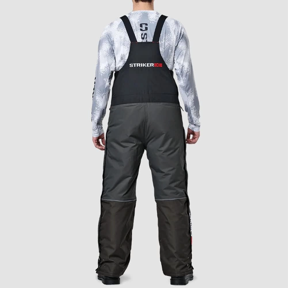 Striker Men's Predatordurable Windproof Water-resistant Ice Fishing Bib With Sureflote Flotation Technology