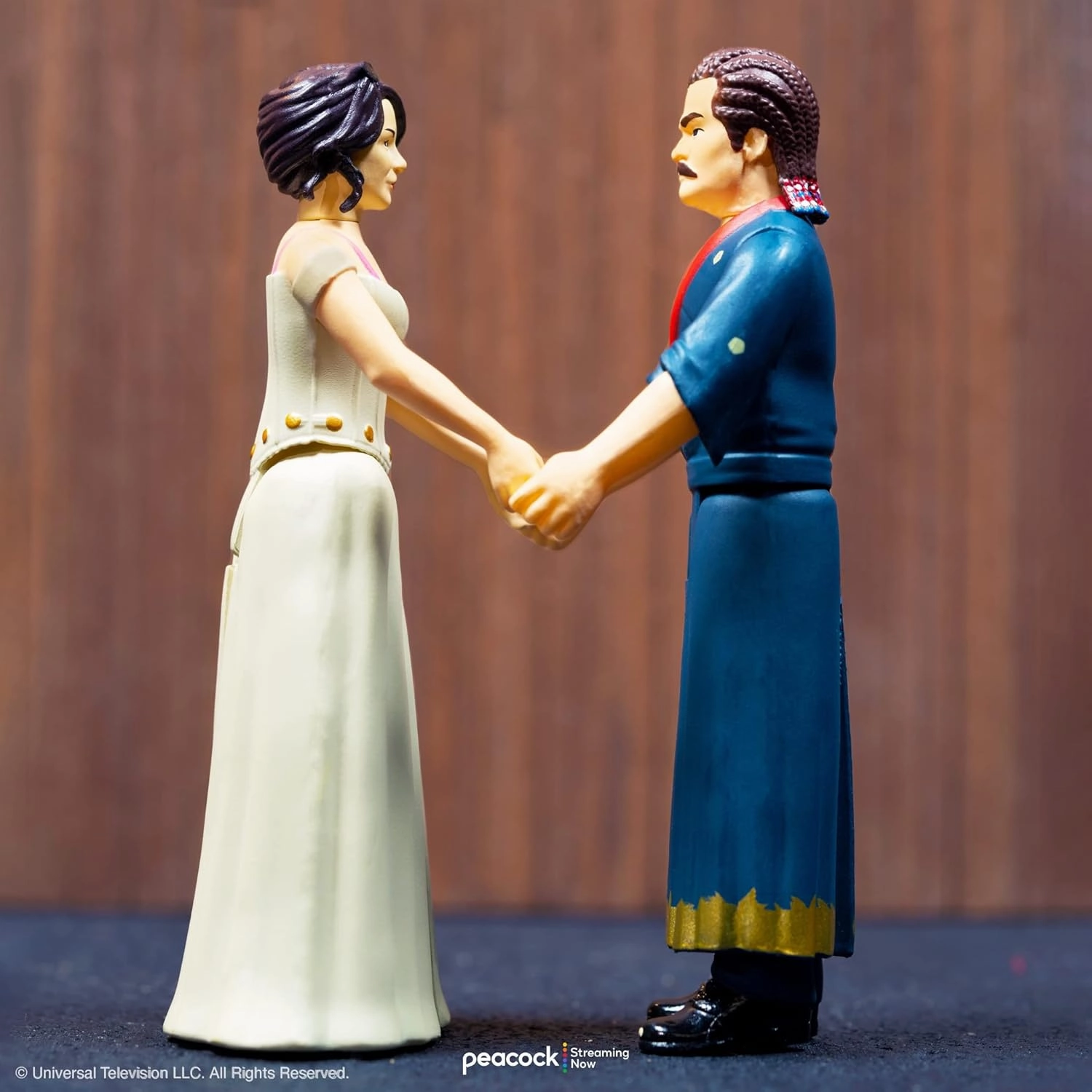 Super7 Parks and Recreation Ron and Tammy 2 Wedding Night - (2-Pack) 3.75" Parks and Rec Action Figures with Accessory Classic TV Show Collectibles and Pop Culture Toys