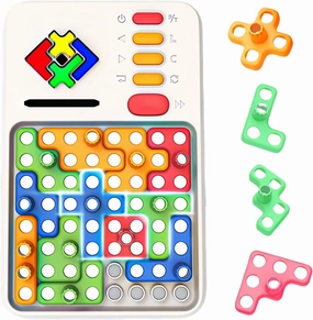 Super Brick Puzzle Maze Block Game Console 1030 Levels Concentration Training/Logical Thinking Parent-Child Interactive Game Children/Teenagers Brain Teaser Toy Boys/Girls