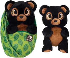 Swaddle Babies 9.5 inch Cuddle Black Bear – Soft Plush Stuffed Animal, Snuggle Toy for Babies and Kids, Ideal for Gifting, Collecting, and Cuddling, and Safe for Toddlers