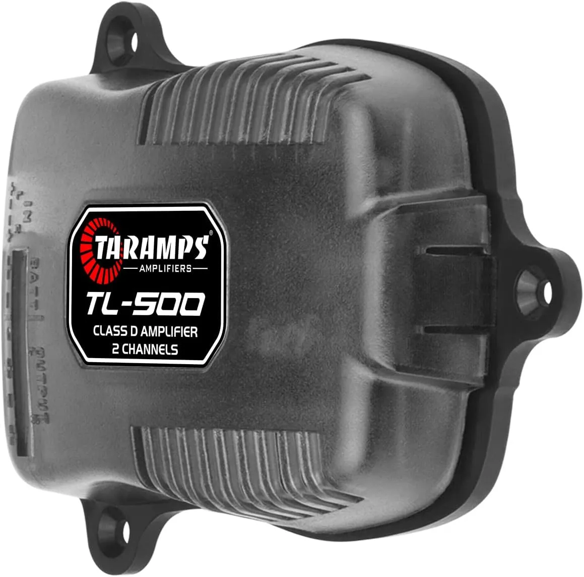 Taramp's TL 500 Amplifier 90 Watts RMS at 2 Ohms, 2x 45 Watts RMS, 2 Channels Class D, Car Audio Amp, Stereo, A.R.T System, Automatic Activation, 8 ~ 16 VDC, Black, Small
