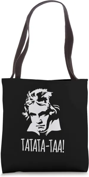 Tatata-taa Funny Ludwig van Beethoven 5th Symphony Classical Tote Bag