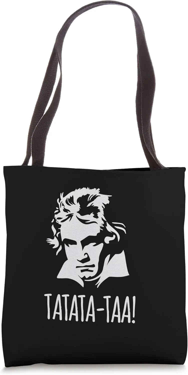 Tatata-taa Funny Ludwig van Beethoven 5th Symphony Classical Tote Bag