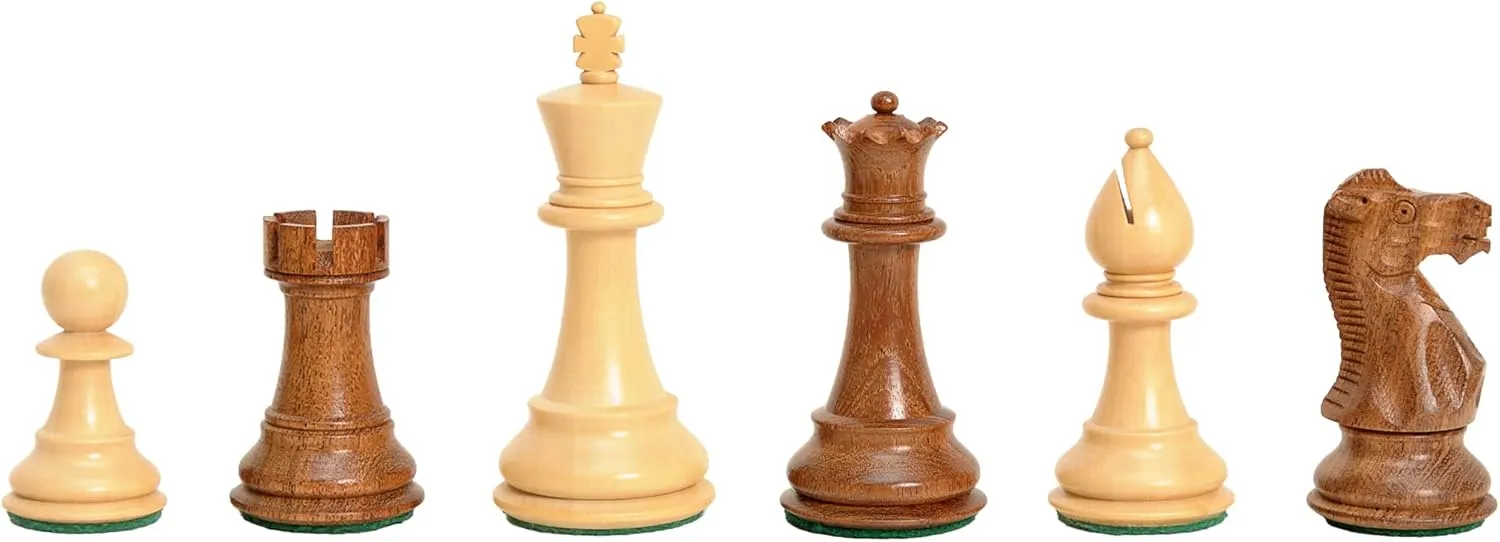 The House of Staunton - The Classic Chess Set - Pieces Only - 3.75" King - Golden Rosewood