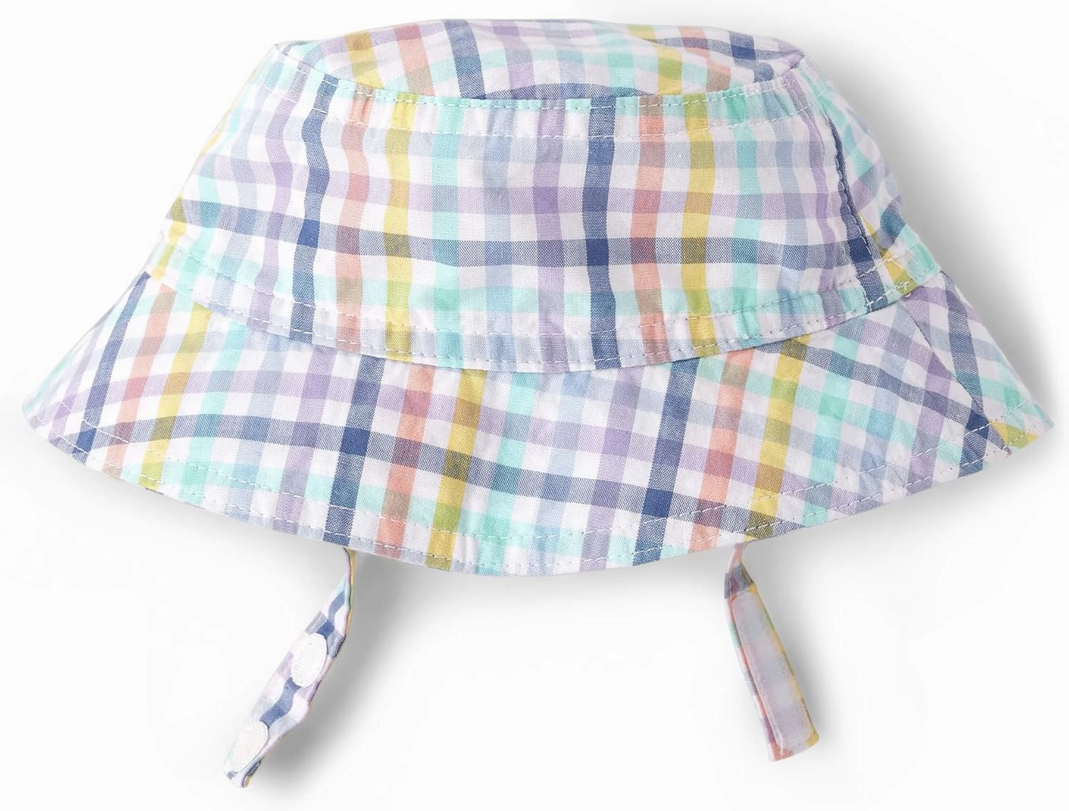 The Children's Place baby-boys And Newborn Woven Plaid Romper and Hat 2-piece Set