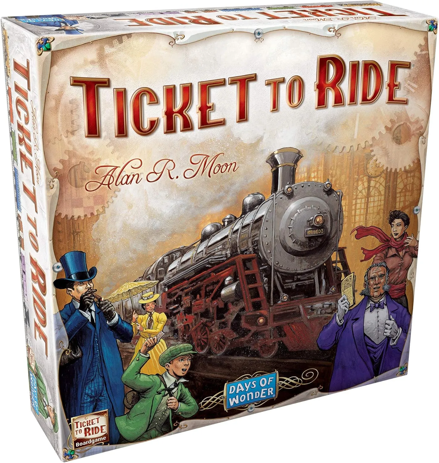 Ticket to Ride Board Game - A Cross-Country Train Adventure for Friends and Family! Strategy Game for Kids & Adults, Ages 8 , 2-5 Players, 30-60 Minute Playtime, Made by Days of Wonder
