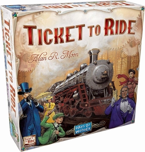 Ticket to Ride Board Game - A Cross-Country Train Adventure for Friends and Family! Strategy Game for Kids & Adults, Ages 8 , 2-5 Players, 30-60 Minute Playtime, Made by Days of Wonder