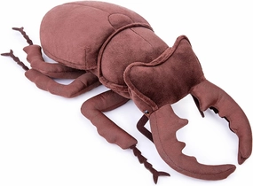 Tiny Heart Simulation Stag Beetles Plush Toy, Super Cute Soft Realistic Plush Stuffed Insect Animal Doll Figures for Home Decor Fun Kids Birthday Gifts