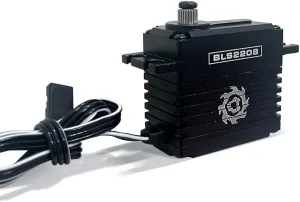 TORQ BLS2208-Black Edition Full Size 8.4V High Voltage Brushless Servo Optimized for 550-700 Size RC Helicopter, RC Airplane & Jet Aircraft - Remote Control Helicopter Upgrade Electronics