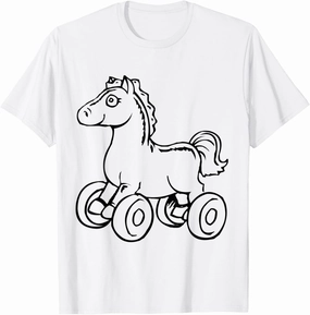 Toy Horse On Wheels T-Shirt