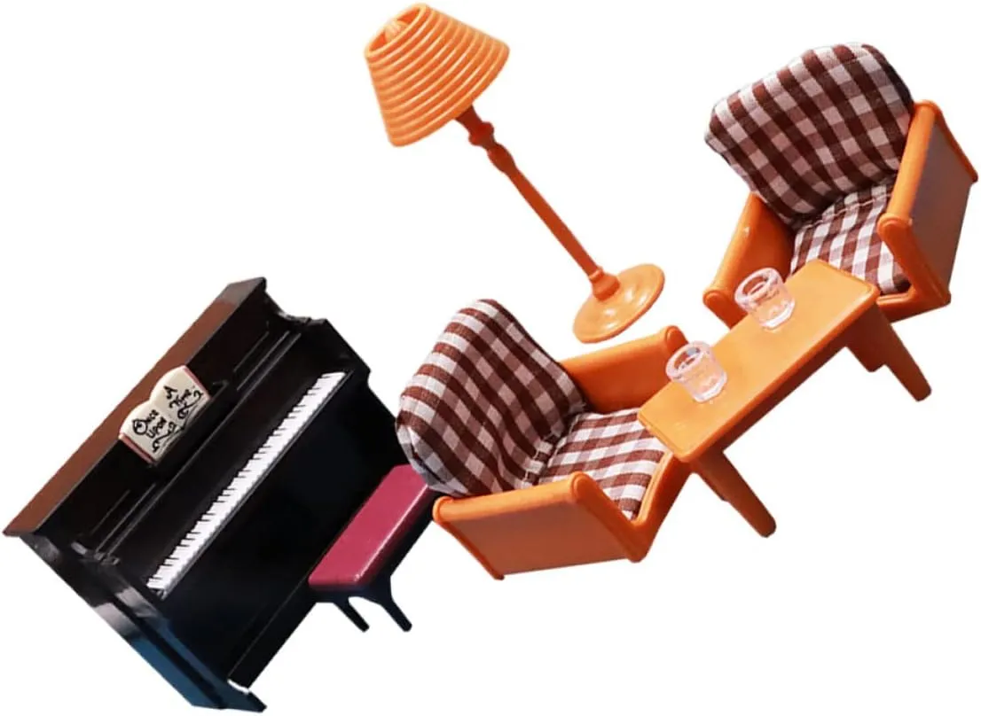 TOYANDONA 3 Sets Mini Couch for Kids Toy Couch for Kids Simulated Mini Furniture Miniature Furniture Model
