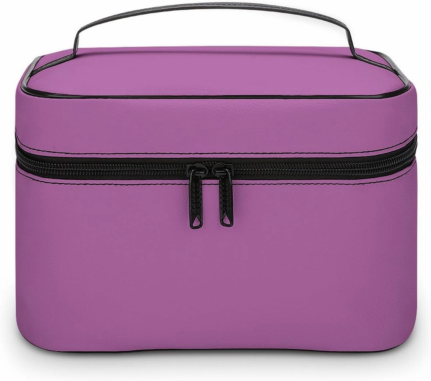 Travel Makeup Bag, Elegant Simple Bold Purple Cosmetic Bags for Women Large Capacity Waterproof Toiletry Bag Make up Organizer